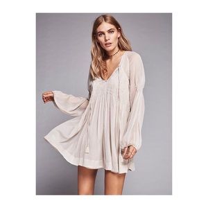 Free People Lini Smocked Mini Dress - Size medium